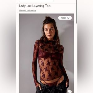 Lady Lux Layering Top